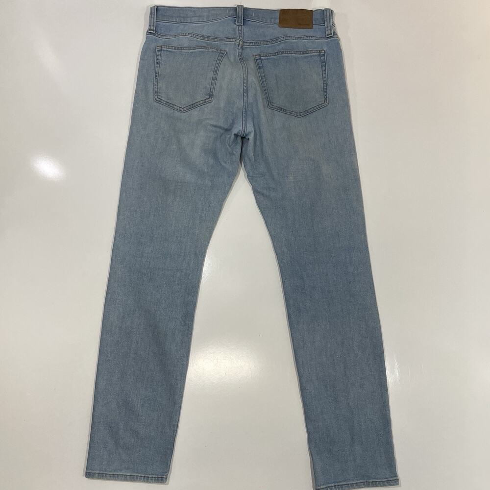 Madewell Men's Midweight 10oz Jean In Delray Wash Tencel Denim, Light Blue 32x32 - Picture 8 of 8